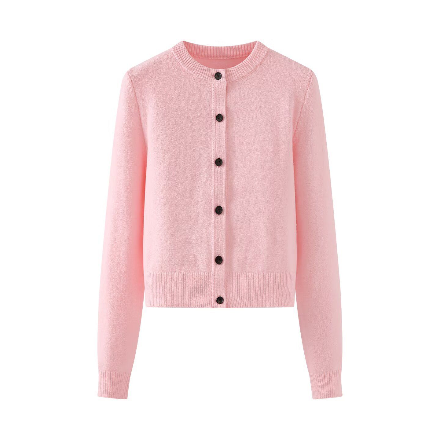 Suéter tipo cárdigan de punto - Estilo europeo - Prendas de abrigo informales KUN-00080