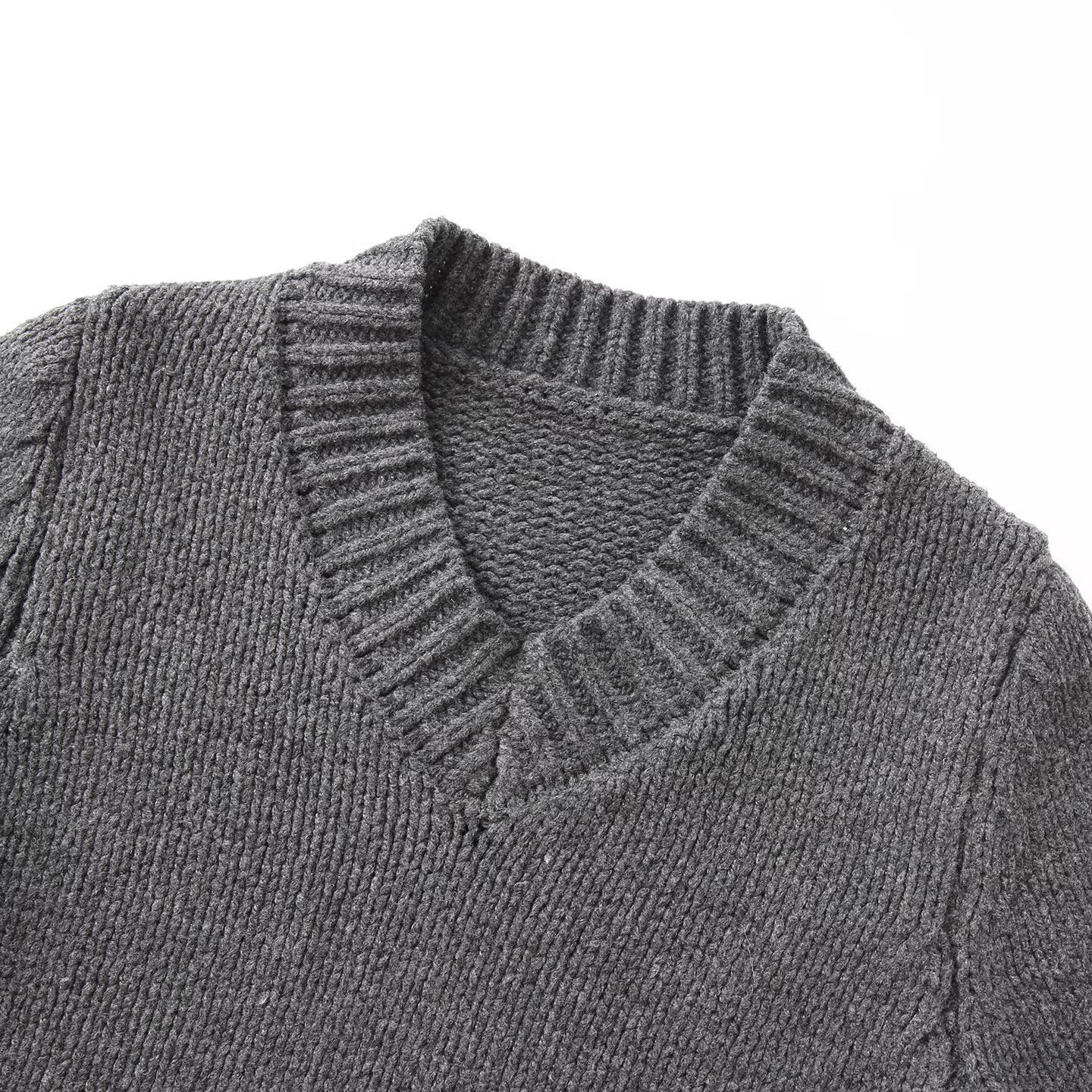 Ribbed Knit V-Neck Crop Top - Stylish Women's Short Sleeve KUN-00015