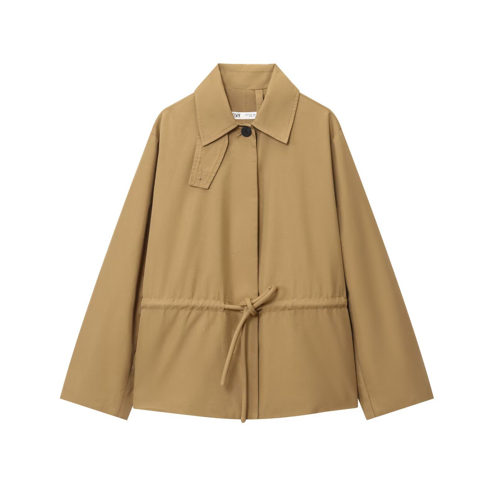 Parka corta para mujer con cintura ajustable KUN-00124