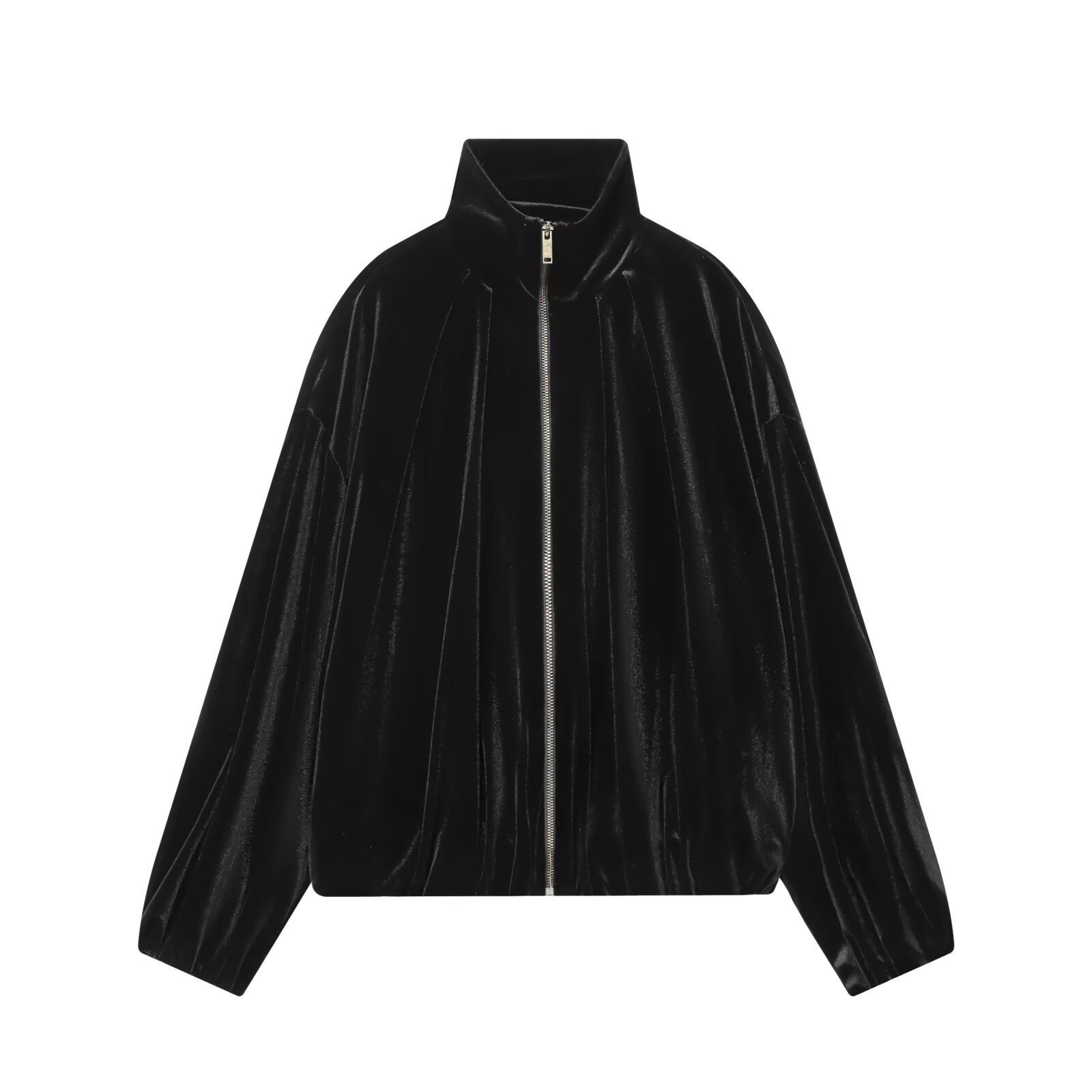 Velvet Bomber Jacket Fashion Outerwear KUN-00050