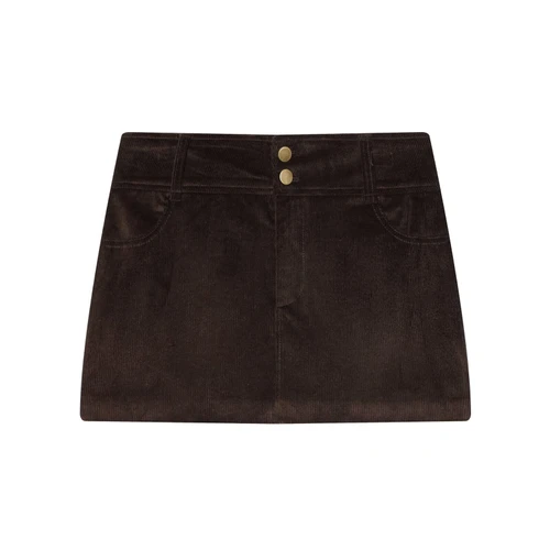 Corduroy Mini Skirt - Stylish & Versatile KUN-00028