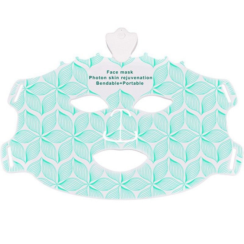 Masque facial de rajeunissement par photons LED 7 couleurs - Flexible et portable