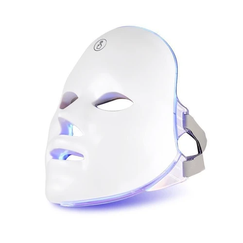 Masque facial de luminothérapie LED 7 couleurs - Soin anti-âge