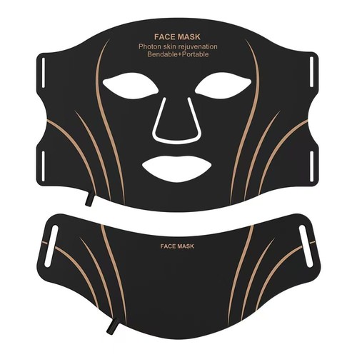 Ensemble de masques de rajeunissement de la peau par photons LED pour le visage et le cou