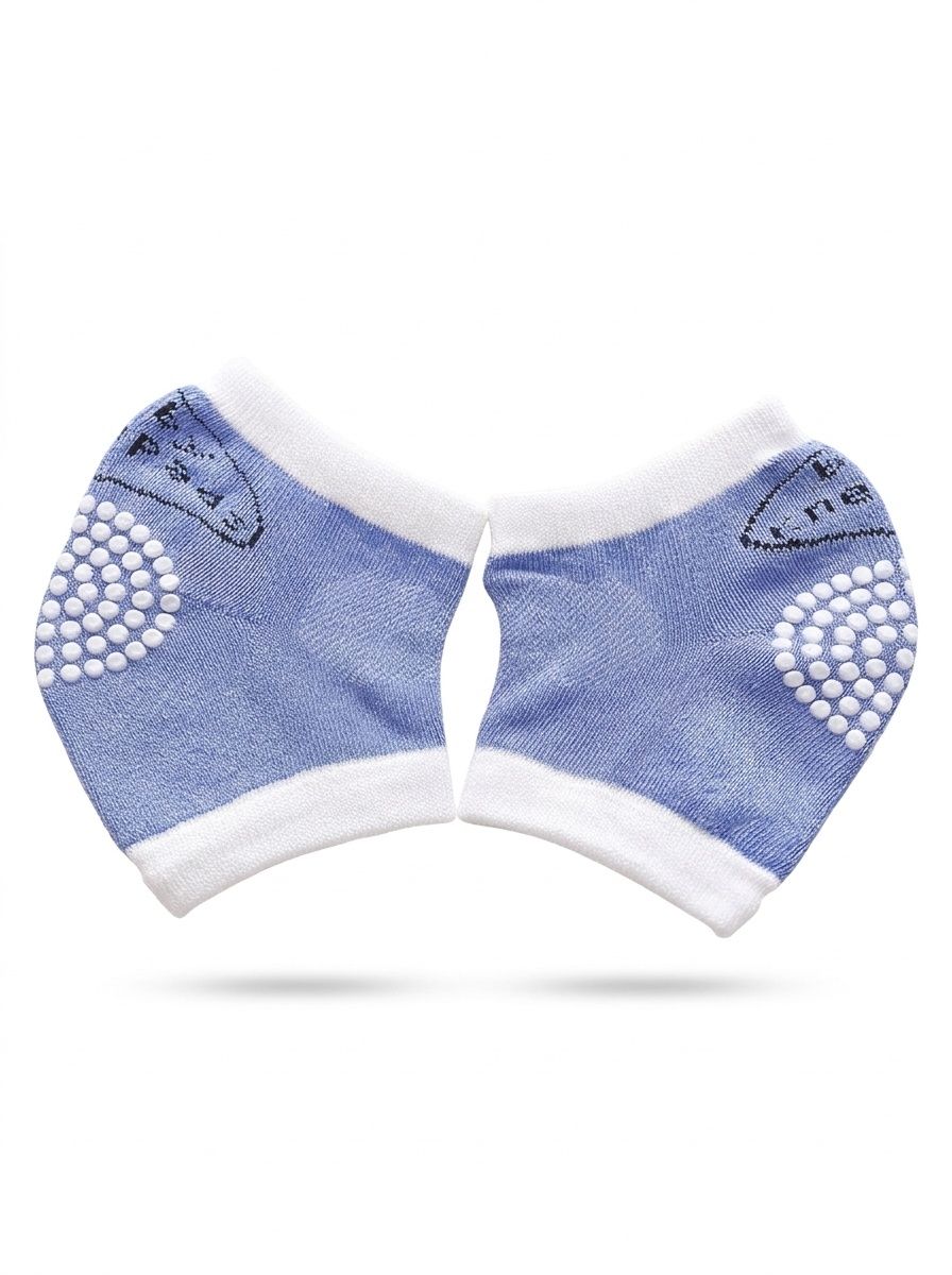 Ginocchiere per neonati, traspiranti ed elastiche, con impugnatura antiscivolo in silicone, ideali per gattonare e camminare.