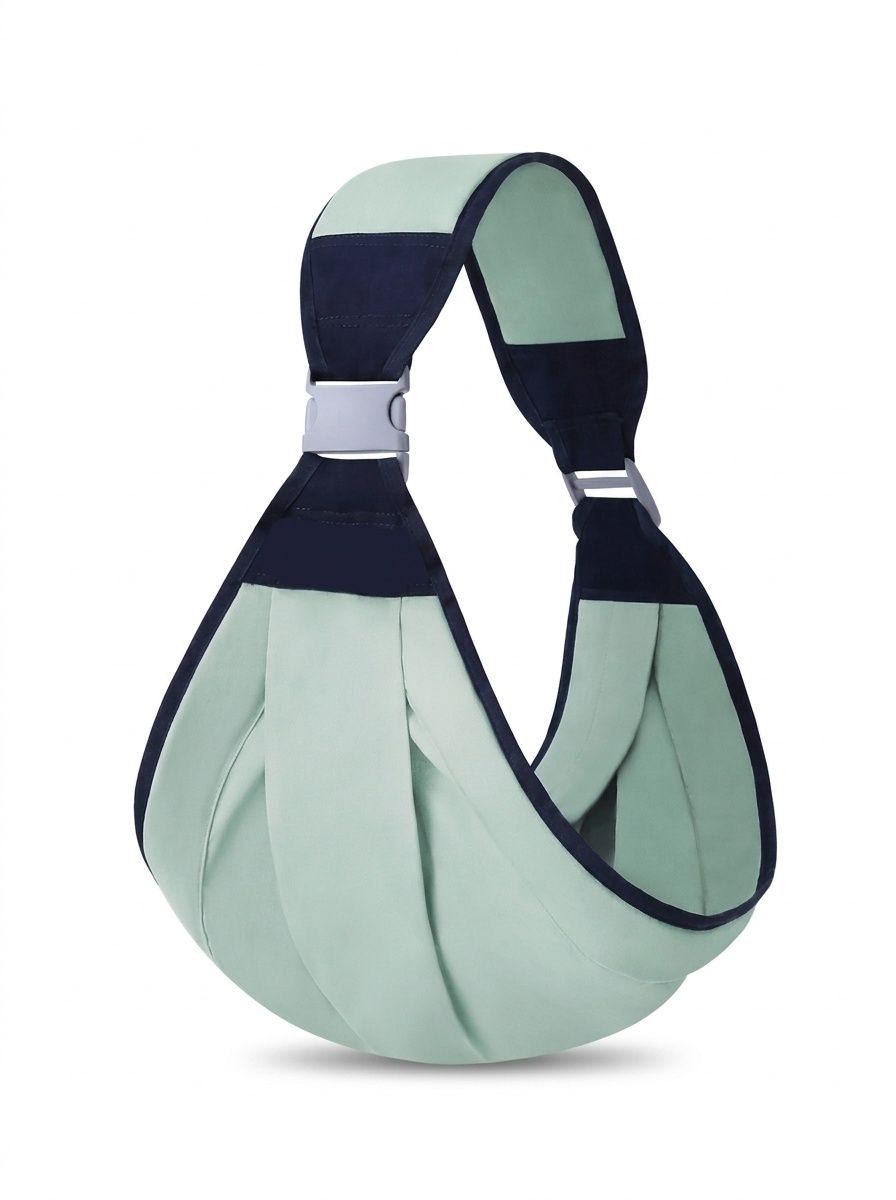 Breathable Baby Carrier Sling Wrap, Adjustable Hands-Free Infant Swaddle Wrap with Safety Buckle for Newborns and Infants