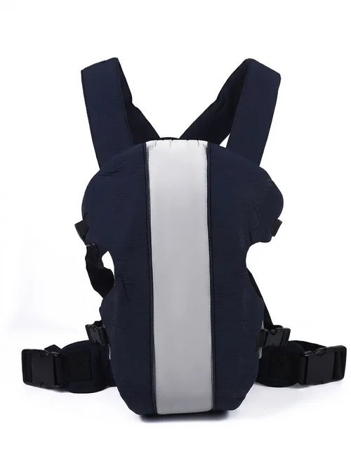 Adjustable Baby Carrier Sling Wrap, Ergonomic Hands-Free Infant Kangaroo Carrier with Padded Shoulder Straps and Support Waistband