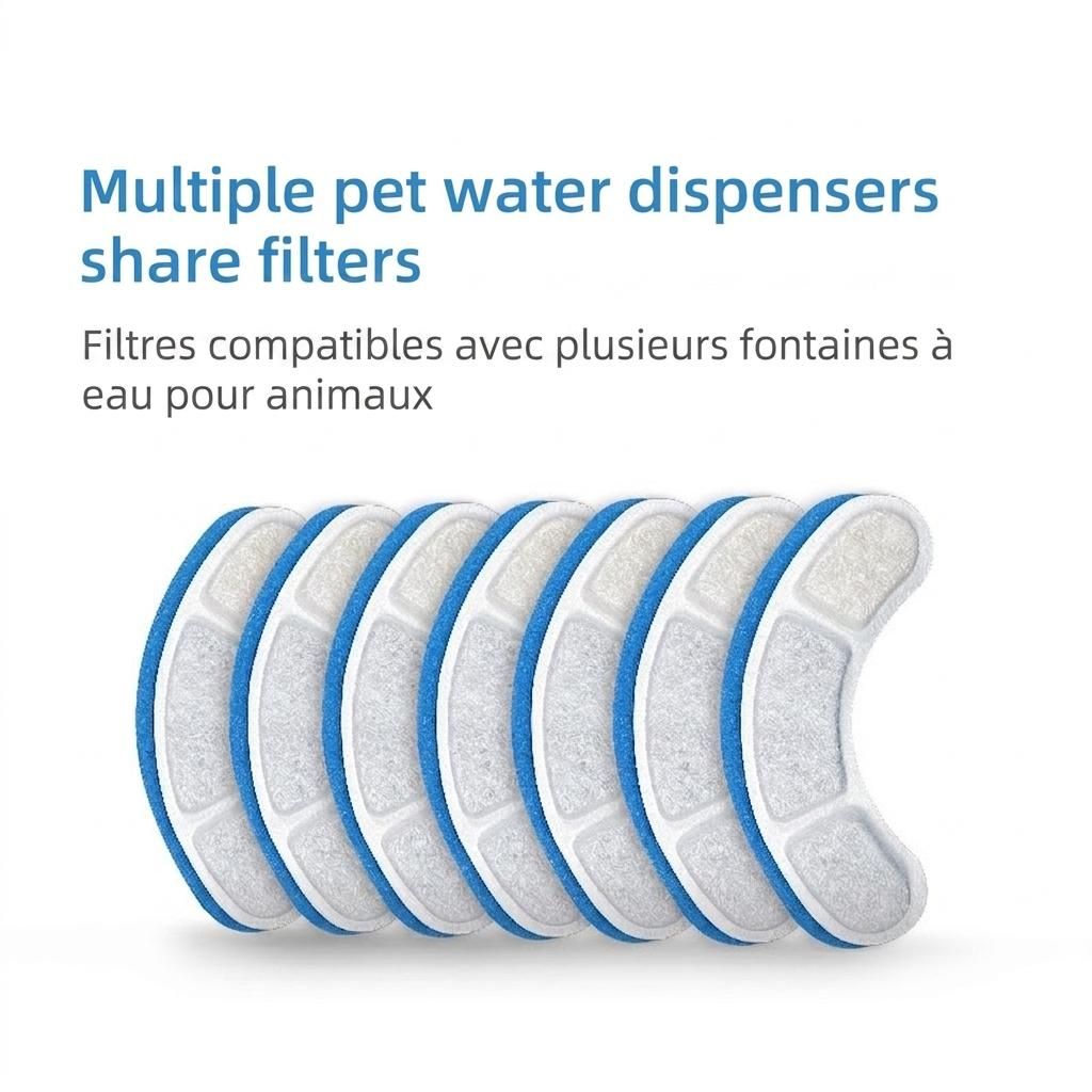 Filtre - Lot de 8 - pour modèle n° WF060