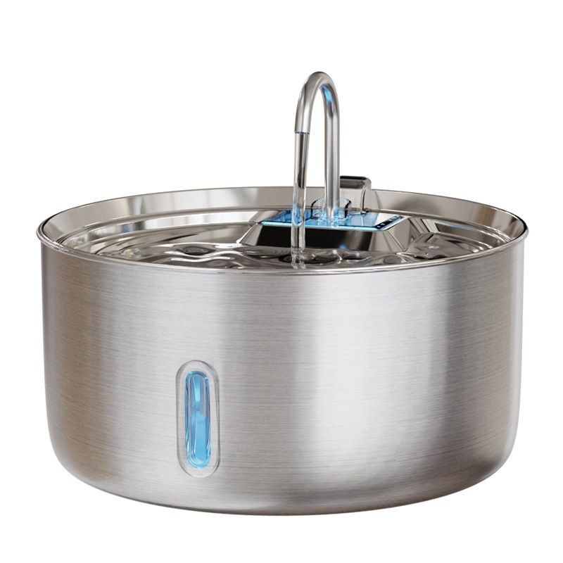 7L Stainless Steel Pet Water Fountain Automatic Dispenser - Model#FT007