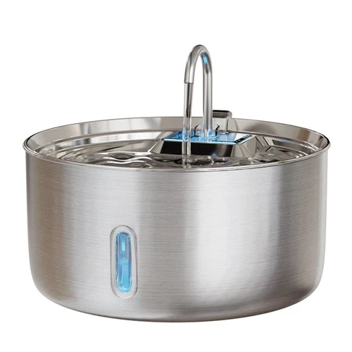 7L Stainless Steel Pet Water Fountain Automatic Dispenser - Model#FT007
