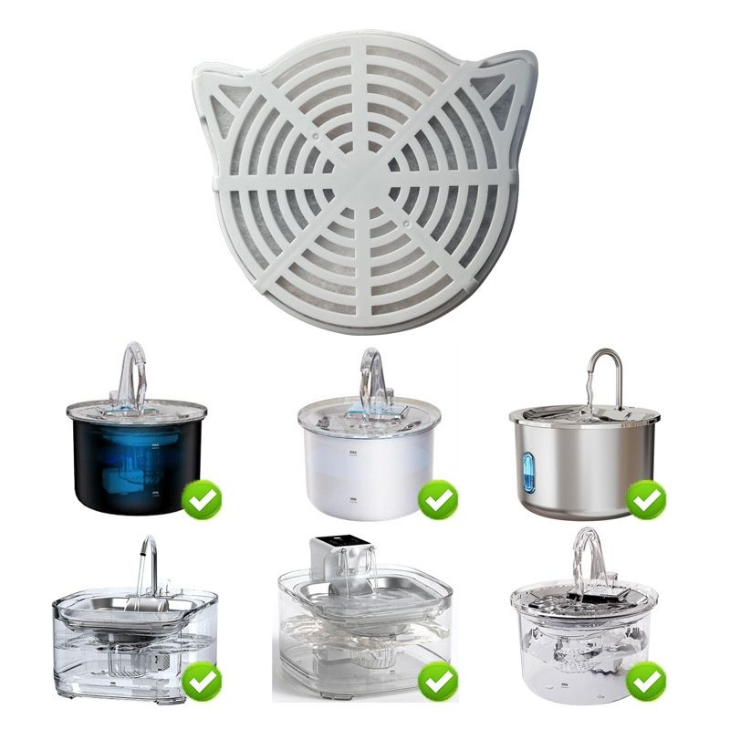 Smart Pet Water Fountain, Stainless Steel, 2.2L, Auto Filter