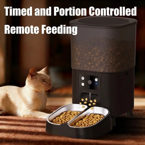 Smart WiFi Automatic Pet Feeder for Cats & Dogs - 4.5L - Round Shape Wi-Fi version
