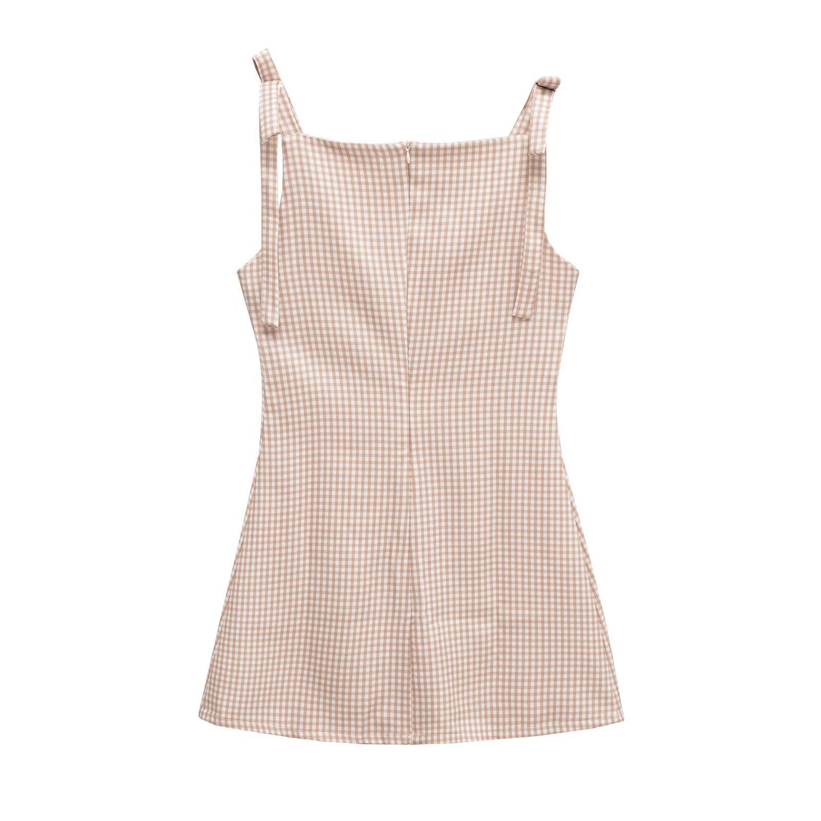 Women's Classic Bow Shoulder Dress - Versatile European Style KUN-00087