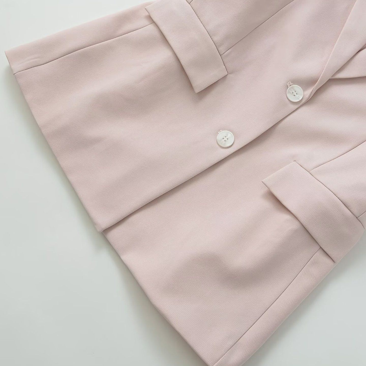 Linen Blend Slim Fit Blazer - European Style KUN-00020