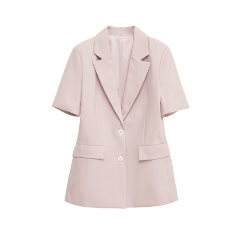 Blazer Slim Fit de mezcla de lino - Estilo europeo KUN-00020