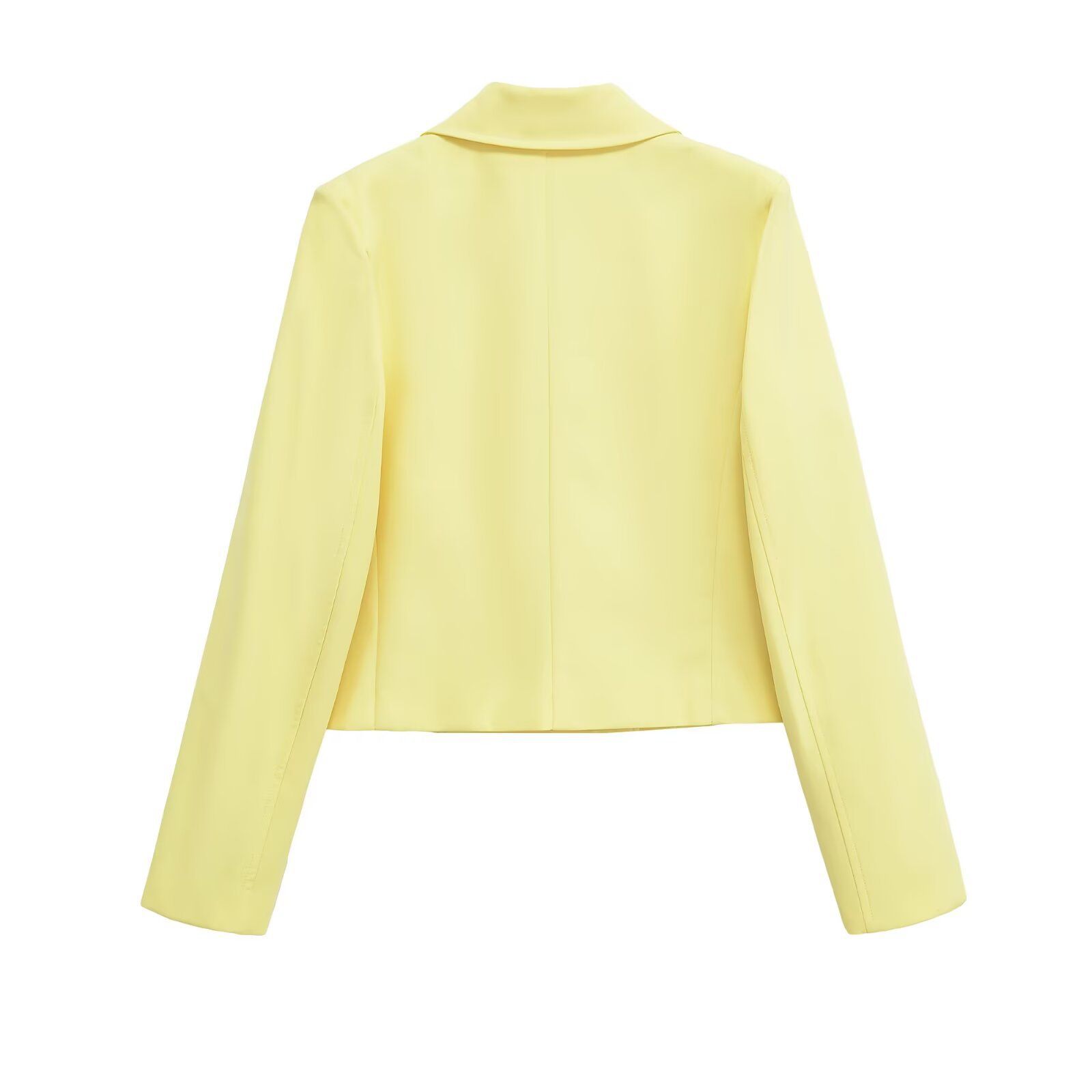 Blazer - Women's Double-Breasted Short Sleeve Trendy Jacket KUN-00023