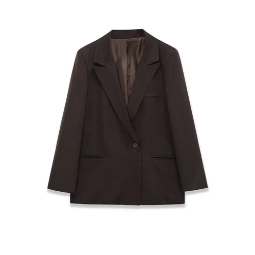 Blazer doppiopetto da donna - Stile europeo oversize KUN-00036