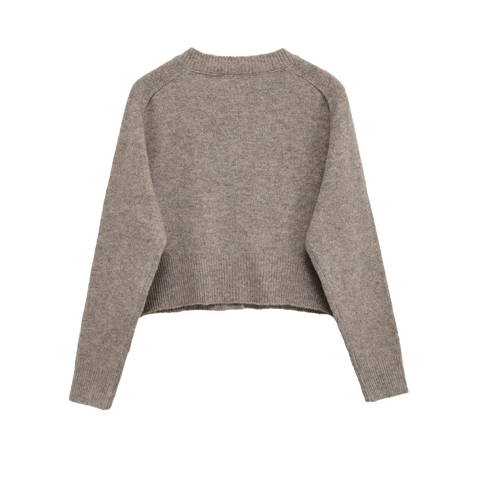 Cardigan in maglia - Maglione da donna con bottoni - Capospalla casual di tendenza KUN-00071