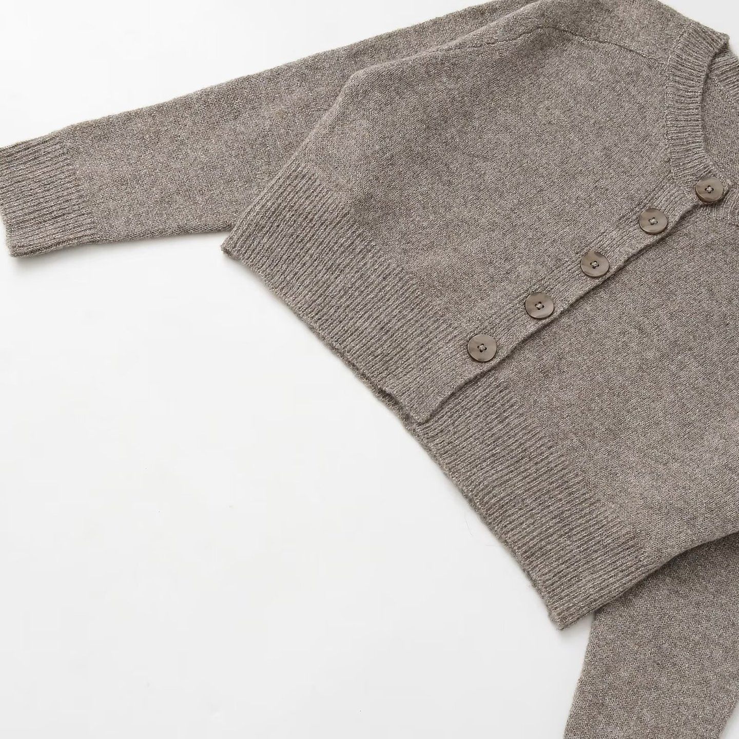 Cardigan in maglia - Maglione da donna con bottoni - Capospalla casual di tendenza KUN-00071