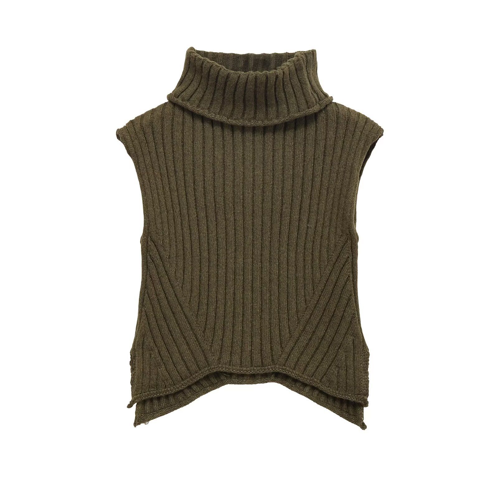 Chaleco de punto - Top sin mangas de estilo europeo moderno KUN-00068