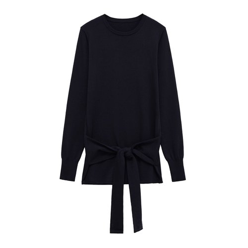 Knit Top Slim Fit Round Neck Sweater KUN-00059
