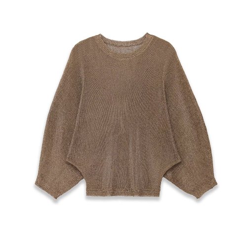 Suéter elegante de punto con brillo metálico KUN-00003