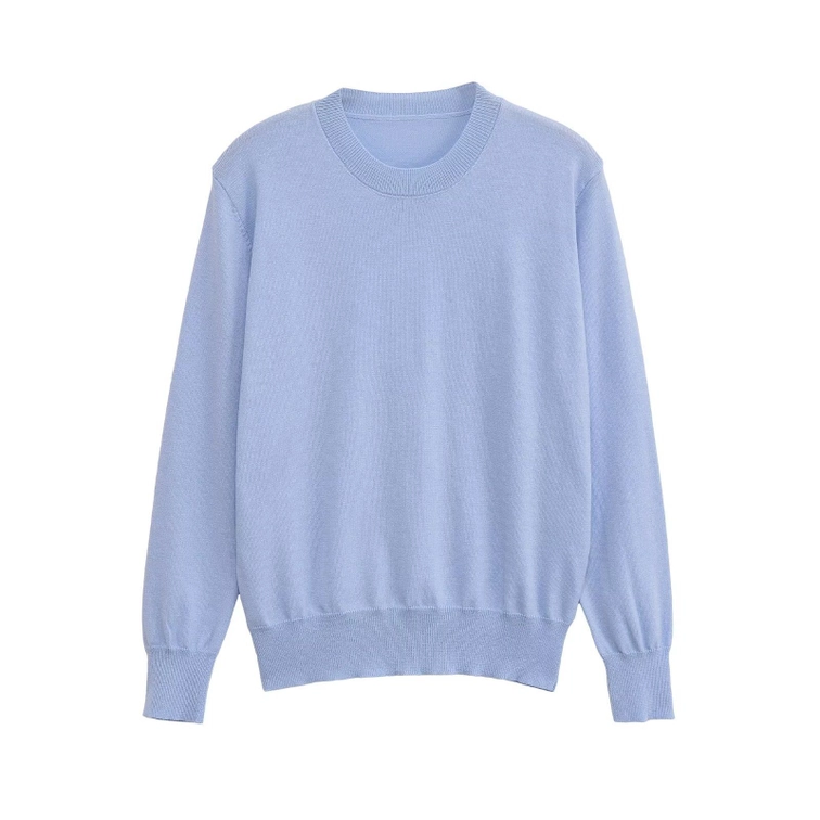 Wool Knit Sweater - Soft Long Sleeve Top KUN-00027