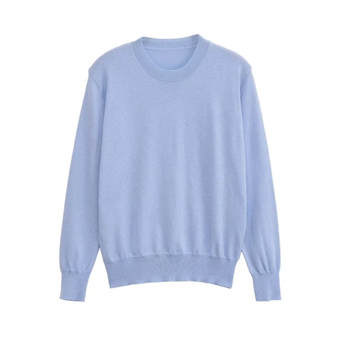 Wool Knit Sweater - Soft Long Sleeve Top KUN-00027