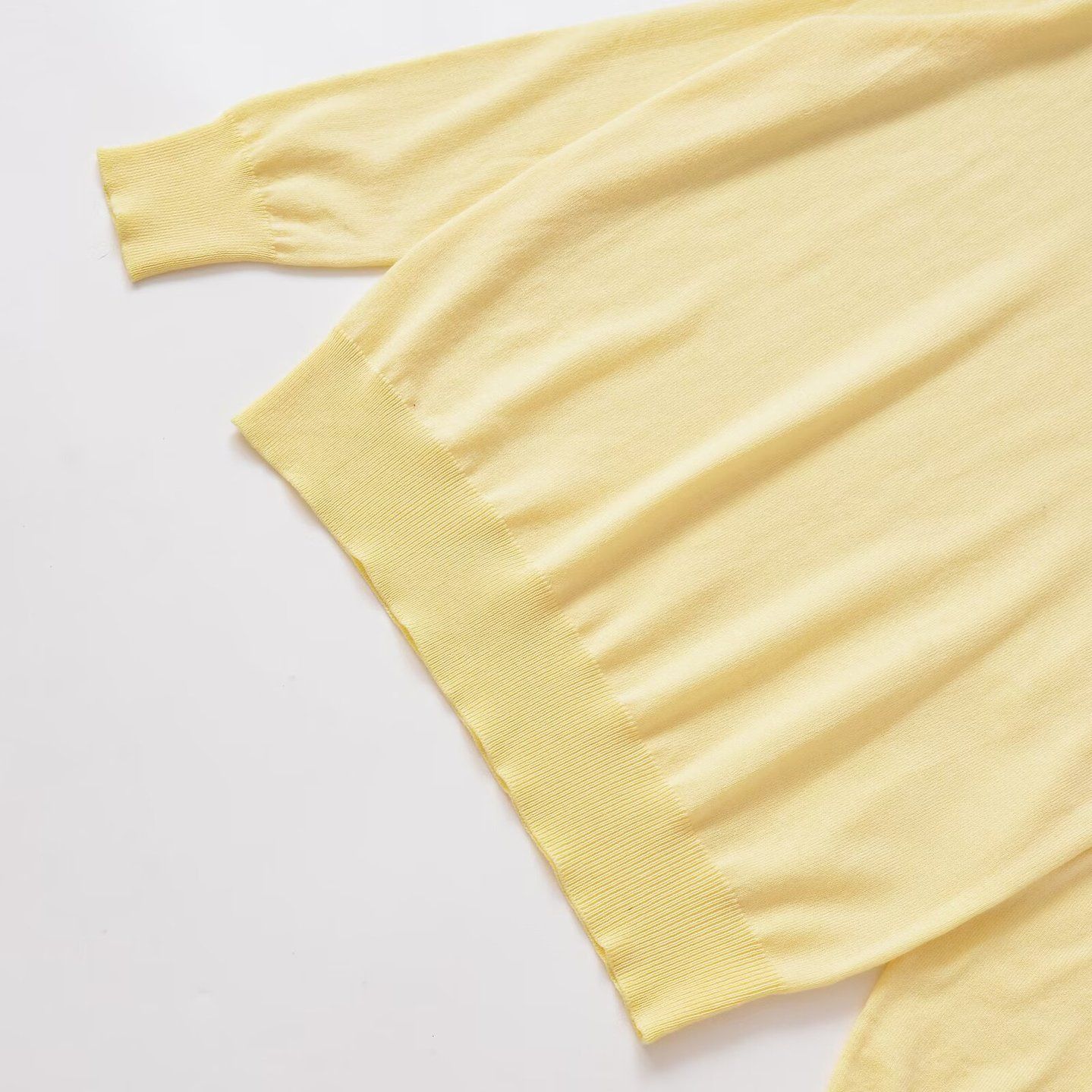 Suéter de punto de lana - Top suave de manga larga KUN-00027