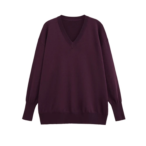 Wool Knit Sweater - Oversized & Stylish KUN-00025