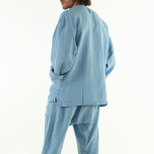 Atmungsaktives Freizeit-Sportset: Pullover mit V-Ausschnitt und lockere Hose