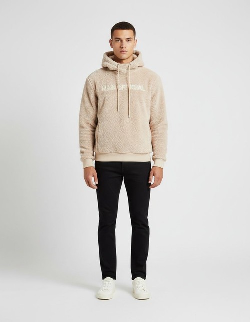 Plush Loose Fit Winter Menswear Jacket with Breathable Cotton Blend Style