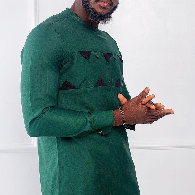 Long-Sleeved Plaid Cotton T-Shirt - Casual Breathable Autumn Menswear