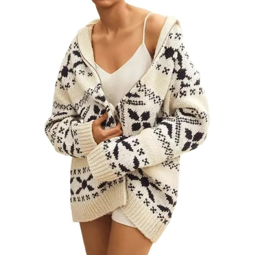 Women's Long Sleeve Knit Cardigan Sweater - Casual Fall Winter SSU-00108