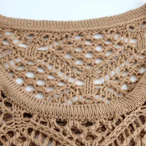 Gestricktes/Gehäkeltes Tanktop für Strandurlaub Frühling/Sommer SSU-00057