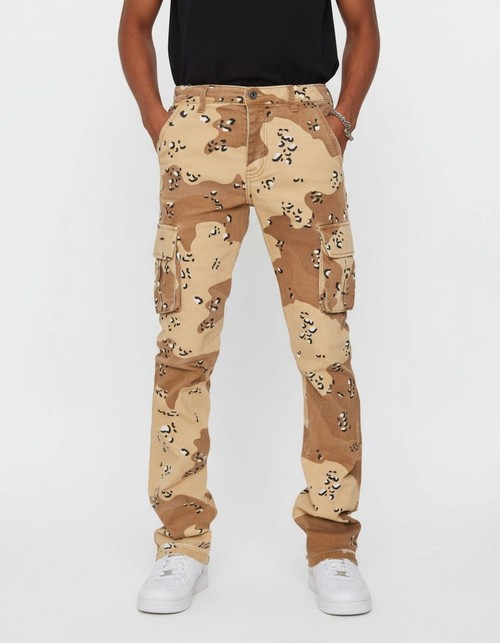 Loose Fit Straight Leg Cargo Pants for Men's Casual Autumn Wear