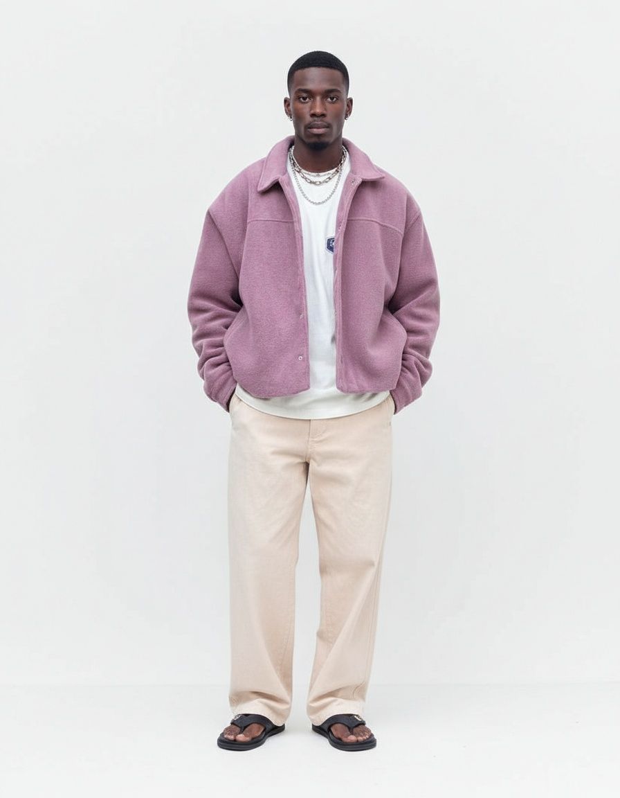 Loose Fit Windproof Casual Winter Jacket for Men's Trendy Wear