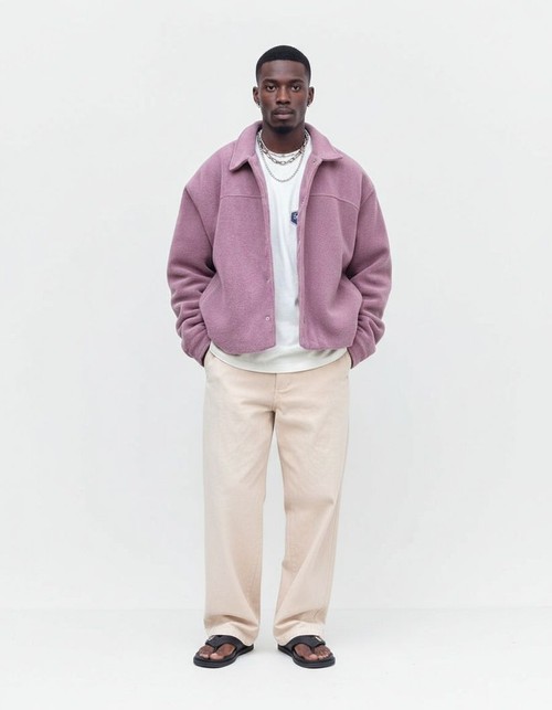 Loose Fit Windproof Casual Winter Jacket for Men's Trendy Wear