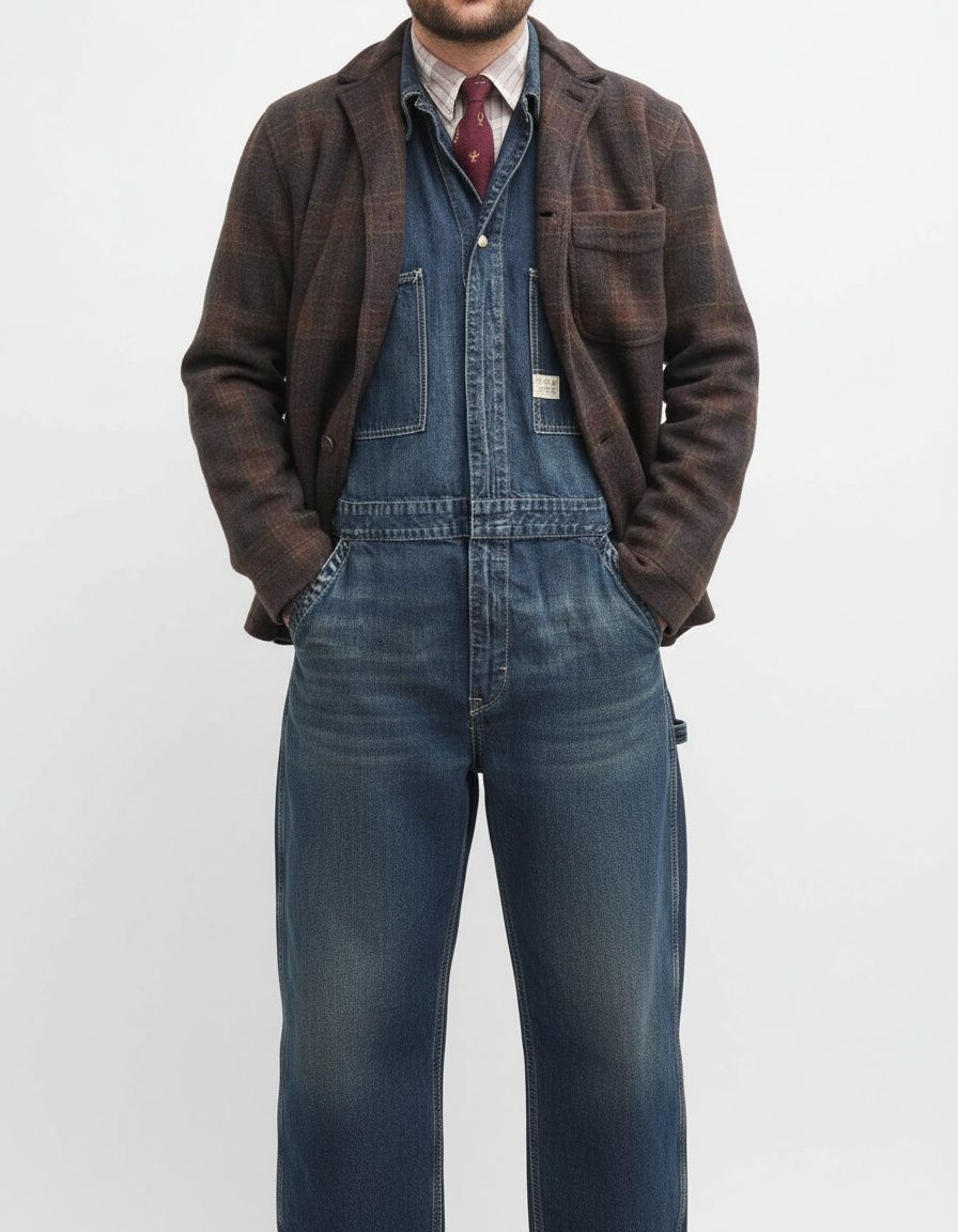 Loose Fit Fashion Lapel Autumn Jacket for Men's Casual Wear