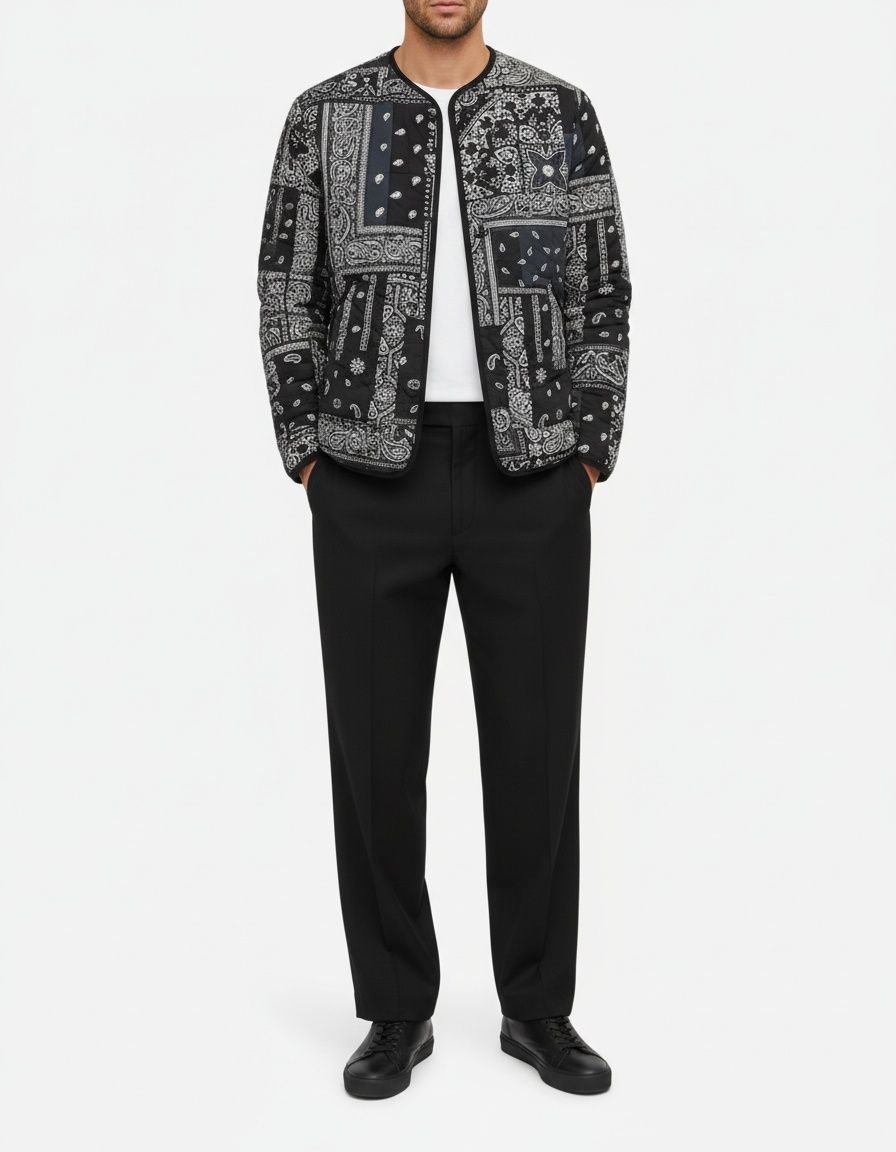 Trendy Lightweight Baseball Jacket for Men's Casual Spring and Summer Wear