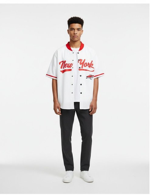 Slim Fit Printed Short-Sleeve Beach Shirt for Men's Casual Summer Wear