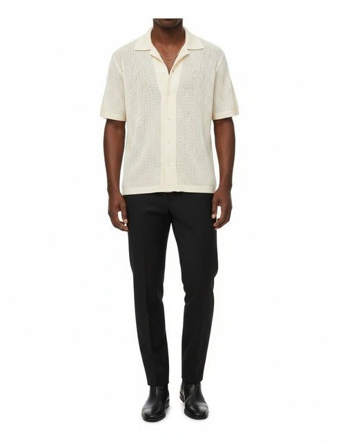 Slim Fit Printed Summer Shirt for Men's Casual Beach Wear