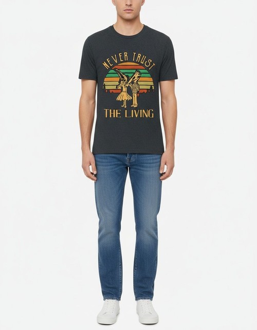 Loose Fit Letter Print Summer T-Shirt for Men's Casual Street Style Wear