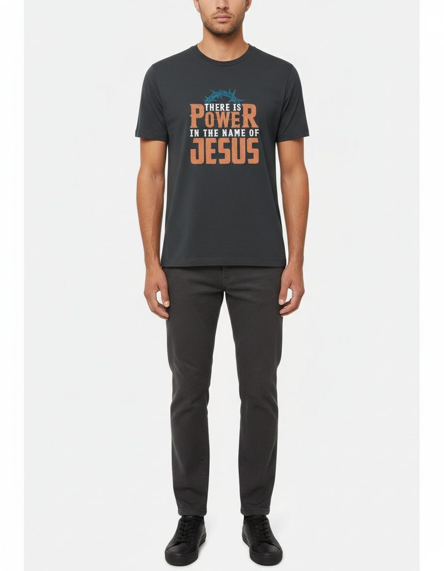 Loose Fit Letter Print Short-Sleeve T-Shirt for Men's Casual Summer Streetwear