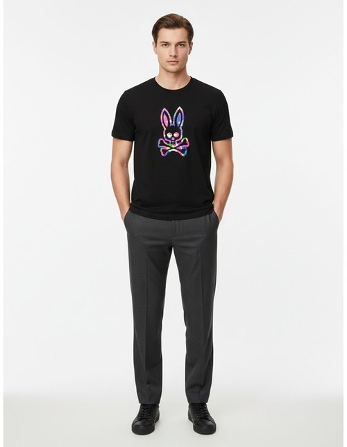 Loose Fit Letter Print Breathable T-Shirt for Men's Casual Summer Streetwear