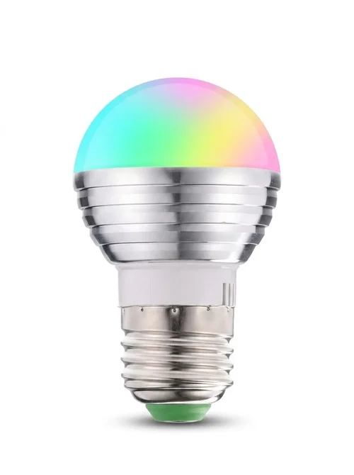 Smart RGB LED Light Bulb with Remote Control E27/E26/B22