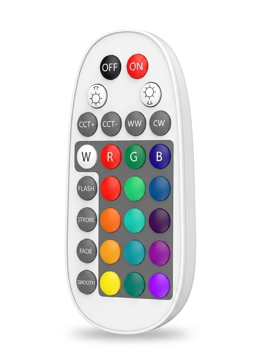 Smart RGB LED Remote Control for Home Lighting and Automation
