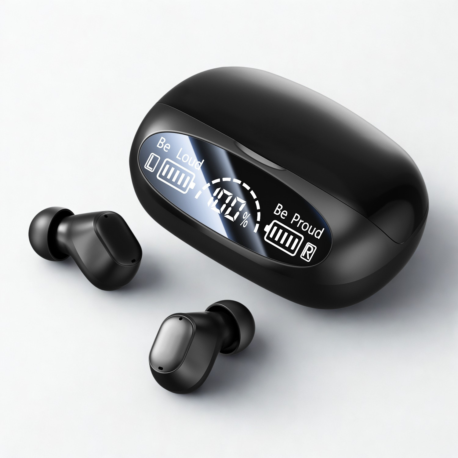 Wireless 6.0 Earbuds with LED Digital Power Display Model#M151