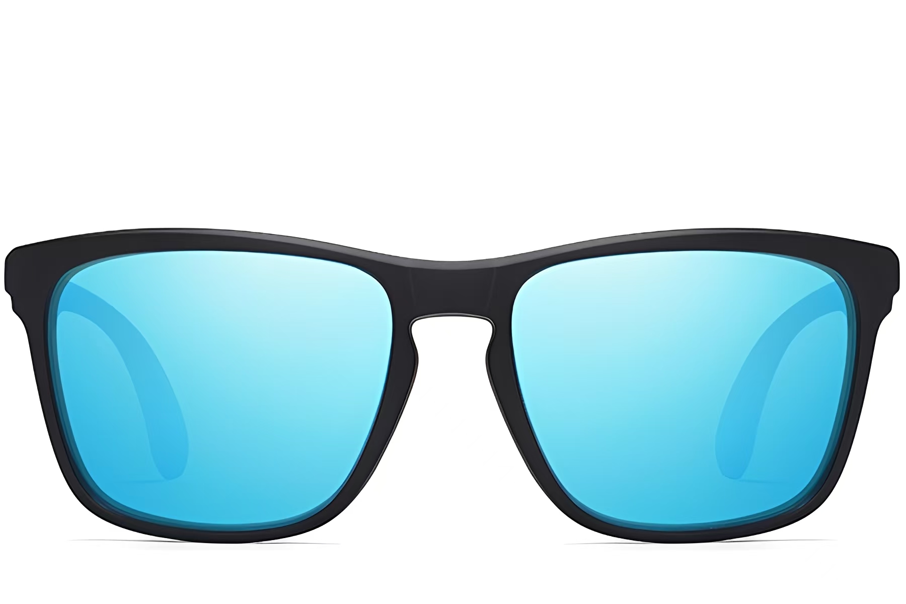 BS0205-0002_Red_Rectangular_TR90_Sunglasses_front