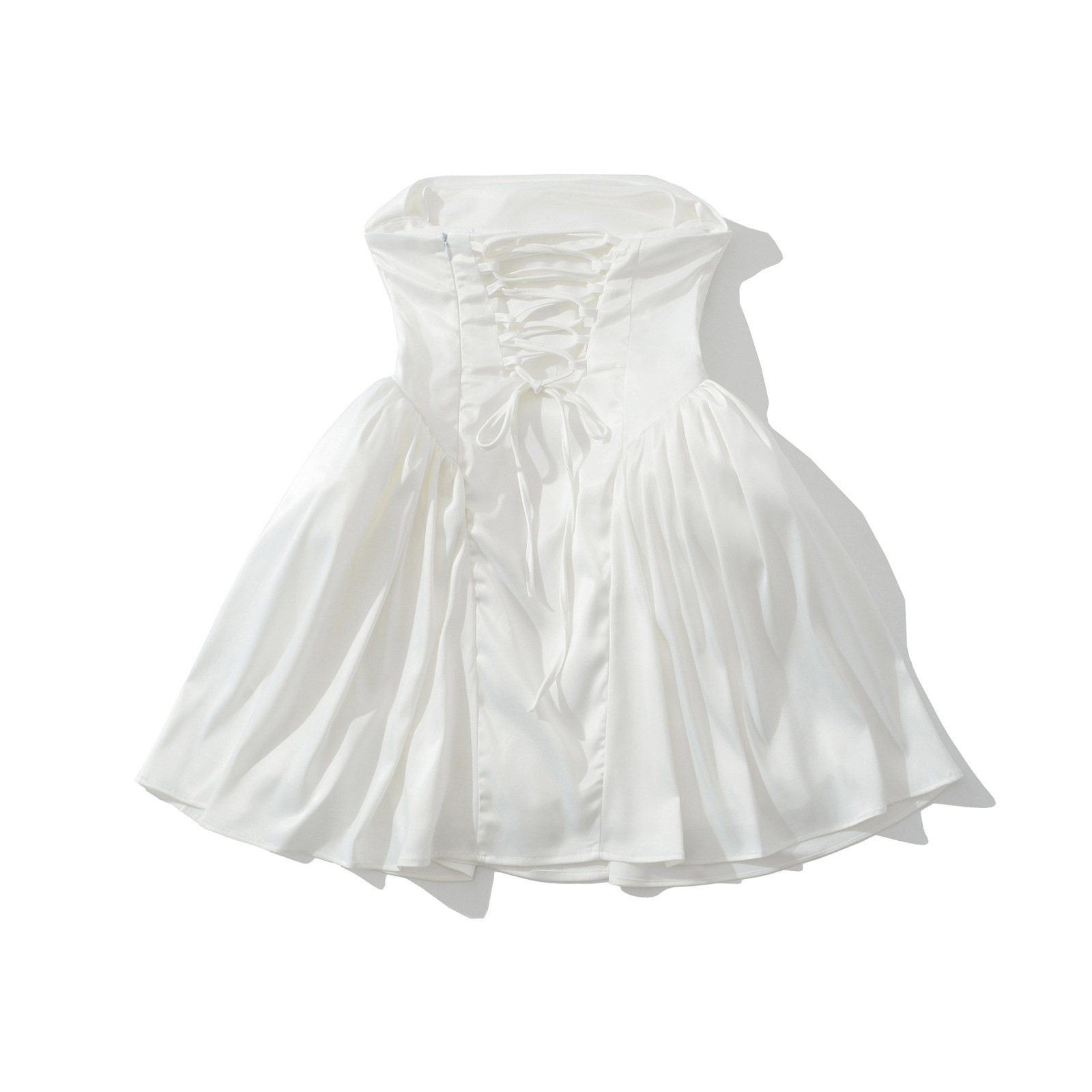 Minivestido de malla sin tirantes - Elegante y versátil KUN-00020